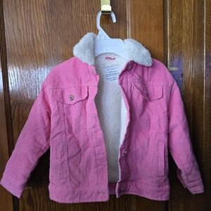 Primark Pink Corduroy Sherpa Jacket 5-6Y